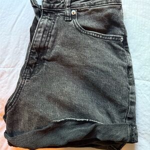 Wild Fable High Waist Black Denim Shorts